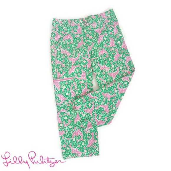 Lilly Pulitzer Pants - Lilly Pulitzer Dolphin Print Capri Pants